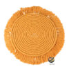 Carpeta (Plato Base) P264-HAN Naranja 34 cm. (Macramé)