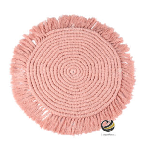 Carpeta (Plato Base) P264-HAN Palo de rosa 34 cm. (Macramé)