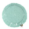 Carpeta (Plato Base) P264-HAN Sage 34 cm. (Macramé)