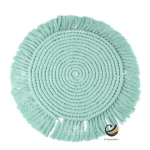 Carpeta (Plato Base) P264-HAN Sage 34 cm. (Macramé)