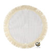 Carpeta (Plato Base) P286-YUT Ivory 37 cm. (Lino/Yute)