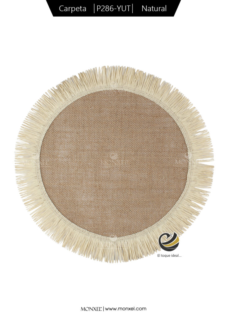 Obtén el mejor precio ¡contáctanos!
Medida: 37 cm.
Material: Lino/Yute
Color: Natural
Nota: Las imágenes mostradas en esta página pueden tener algún cambio con el producto físico, debido a los diferentes dispositivos en que se vean, así como a los nuevos lotes de llegada de cada producto.
Los precios y disponibilidad mostrados en esta página son sujetos a cambios sin previo aviso.