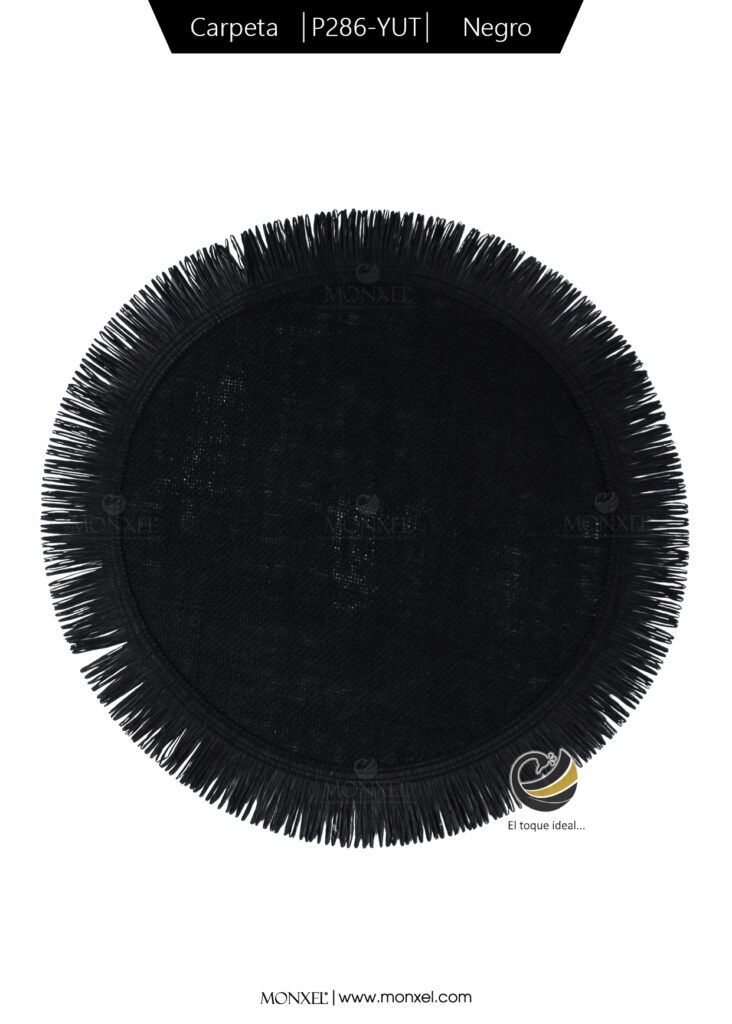 Obtén el mejor precio ¡contáctanos!
Medida: 37 cm.
Material: Lino/Yute
Color: Negro
Nota: Las imágenes mostradas en esta página pueden tener algún cambio con el producto físico, debido a los diferentes dispositivos en que se vean, así como a los nuevos lotes de llegada de cada producto.
Los precios y disponibilidad mostrados en esta página son sujetos a cambios sin previo aviso.
