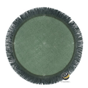 Carpeta (Plato Base) P286-YUT Verde 37 cm. (Lino/Yute)