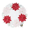 Carpeta (Plato Base) P327-NAV Blanco/Rojo 37 cm. (Poliéster)