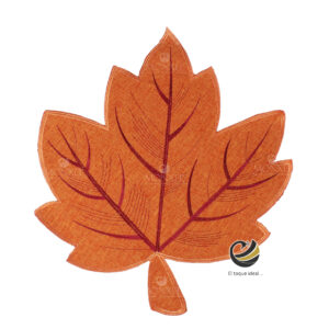 Carpeta (Plato Base) P337-HOJ Naranja 39 cm. (Poliéster)