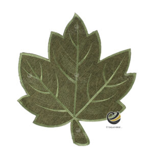 Carpeta (Plato Base) P337-HOJ Verde 39 cm. (Poliéster)