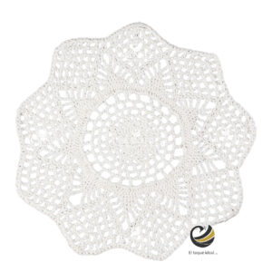 Carpeta (Plato Base) P340-ROM Natural 38 cm. (Algodón)