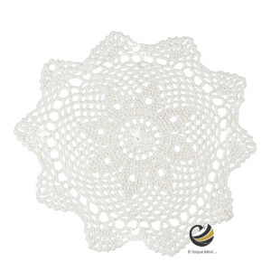 Carpeta (Plato Base) P341-GRA Natural 38 cm. (Algodón)
