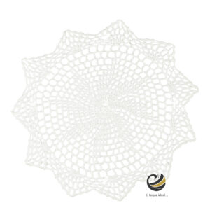 Carpeta (Plato Base) P343-GIN Natural 38 cm. (Algodón)