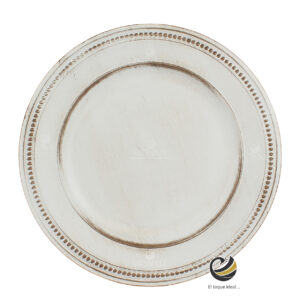 Plato Base P236-BOL Ivory Vintage 33 cm. (Polipropileno)