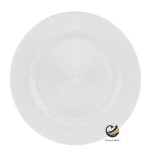 Plato Base P256-RAY Perla 33cm (Cristal)