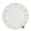 Plato Base P273-OLA Blanco Vintage 33 cm. (Polipropileno)