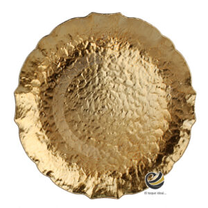 Plato Base P274-CON Oro 33 cm. (Polipropileno)