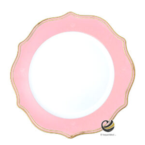 Plato Base P279-FLO Rosa 33 cm. (Polipropileno)