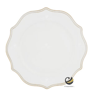 Plato Base P279-FLO Filo Oro 33 cm. (Polipropileno)