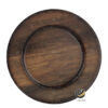 Plato Base P281-WOD Ébano 33 cm. (Polipropileno)