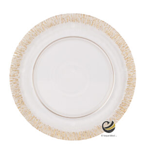 Plato Base P303-BIR Oro 33cm (Cristal)