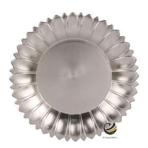Plato Base P313-GIR Plata 33 cm. (Polipropileno)