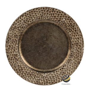 Plato Base P318-CRA Champagne Vintage 33 cm. (Polipropileno)