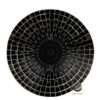 Vajilla D45-SIT Negro/Oro (Porcelana)