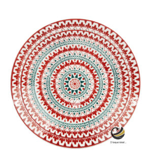 Vajilla D49-AZT Rojo (Porcelana)