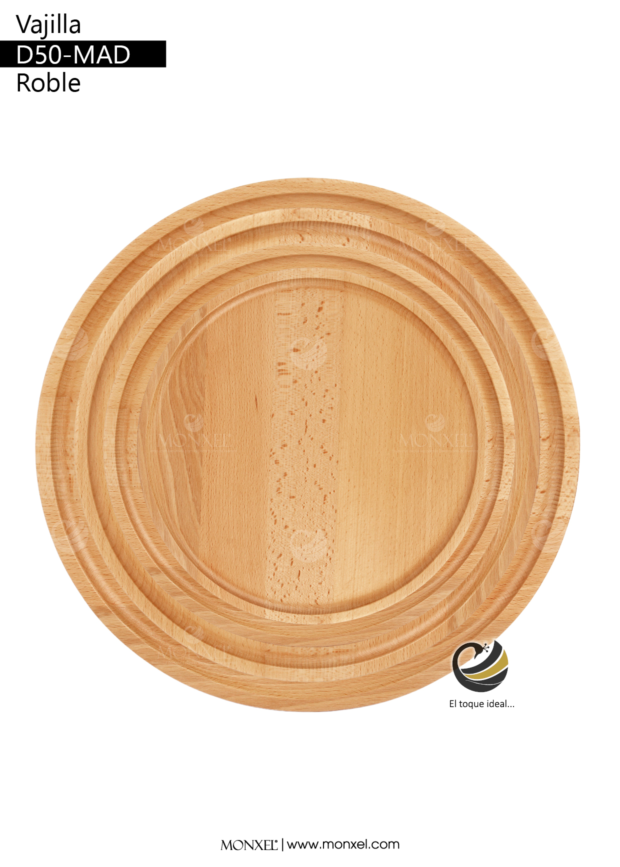 Vajilla D50-MAD Roble (Madera)