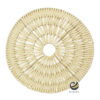 Carpeta (Plato Base) P243-UAN Natural 38 cm. (PVC)