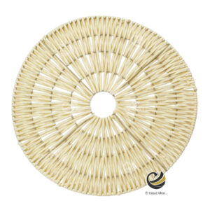 Carpeta (Plato Base) P243-UAN Natural 38 cm. (PVC)