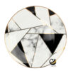 Plato Base D43-MOS Blanco/Negro 30.5 cm (Porcelana)