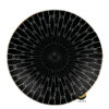 Plato Base D45-SIT Negro/Oro 30.5 cm (Porcelana)