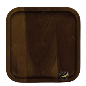 Plato Base D53-CUA Nogal 32x32 cm (Madera)