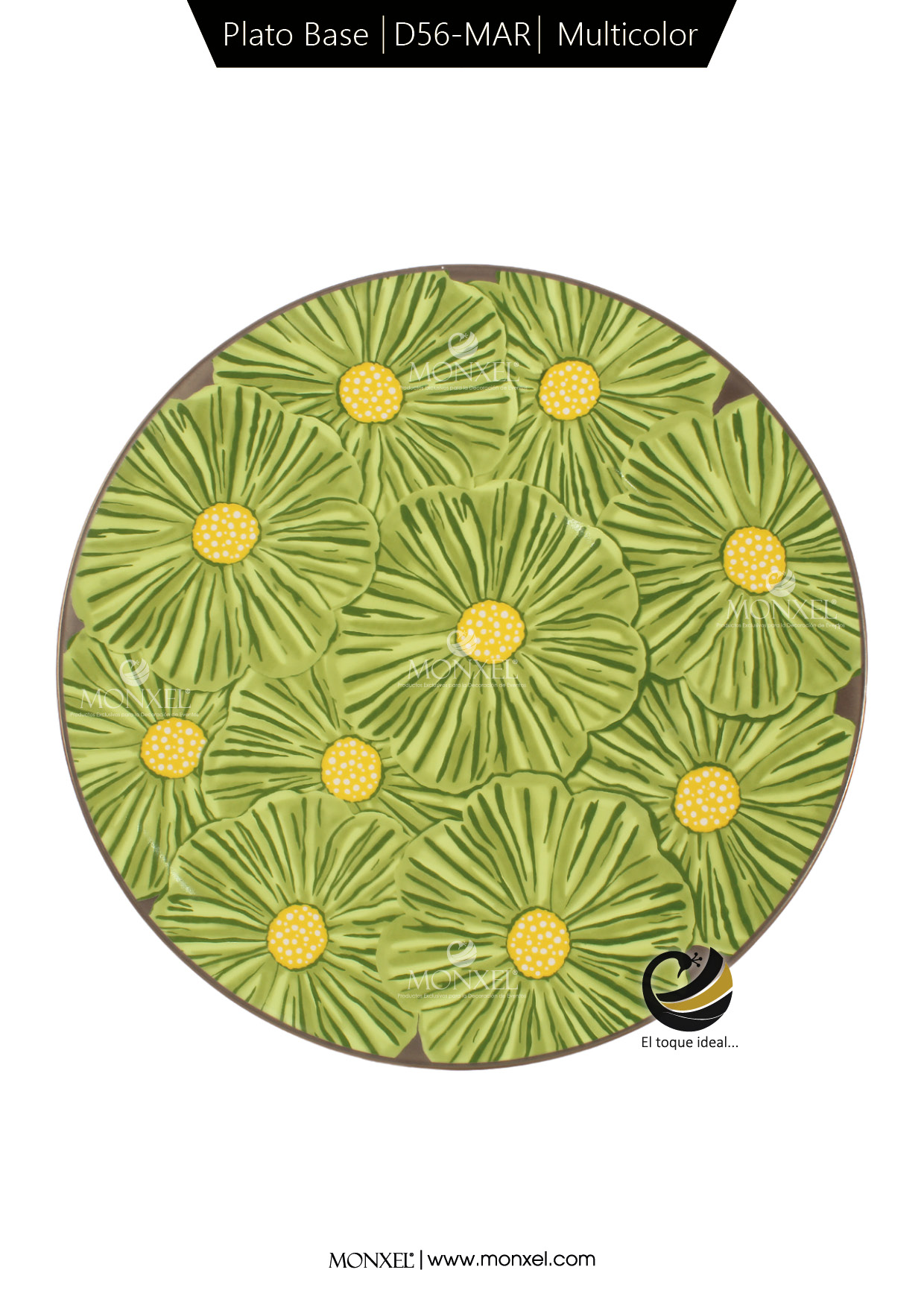 Plato Base D56-MAR Multicolor 30.5 cm (Porcelana)