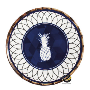 Plato Base D59-PIÑ Azul 30.5 cm (Porcelana)