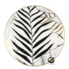 Plato Base P293-LEA Negro/Oro 30.5 cm (Porcelana)