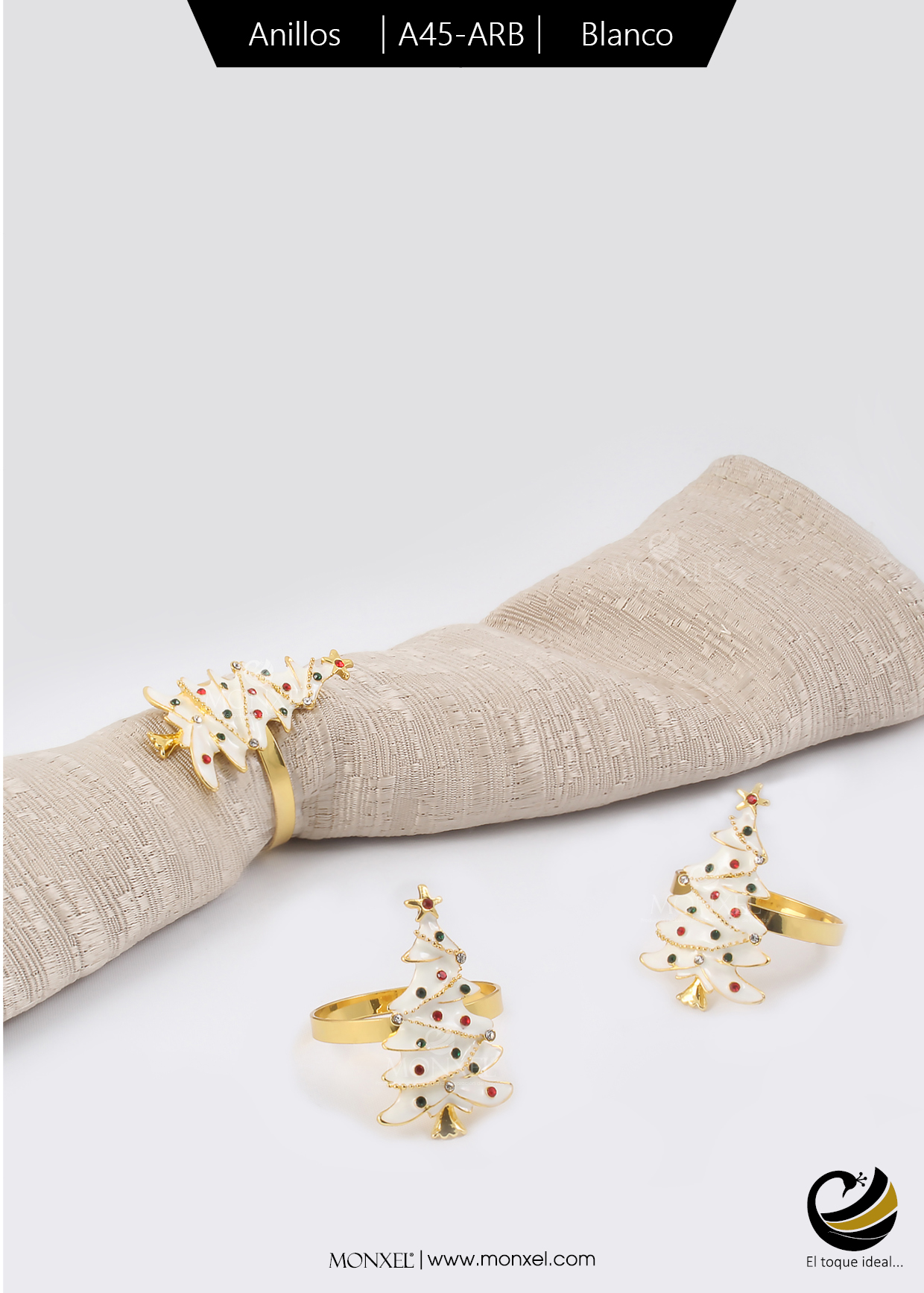 Anillos A48-ARB Blanco (Acero Inoxidable)