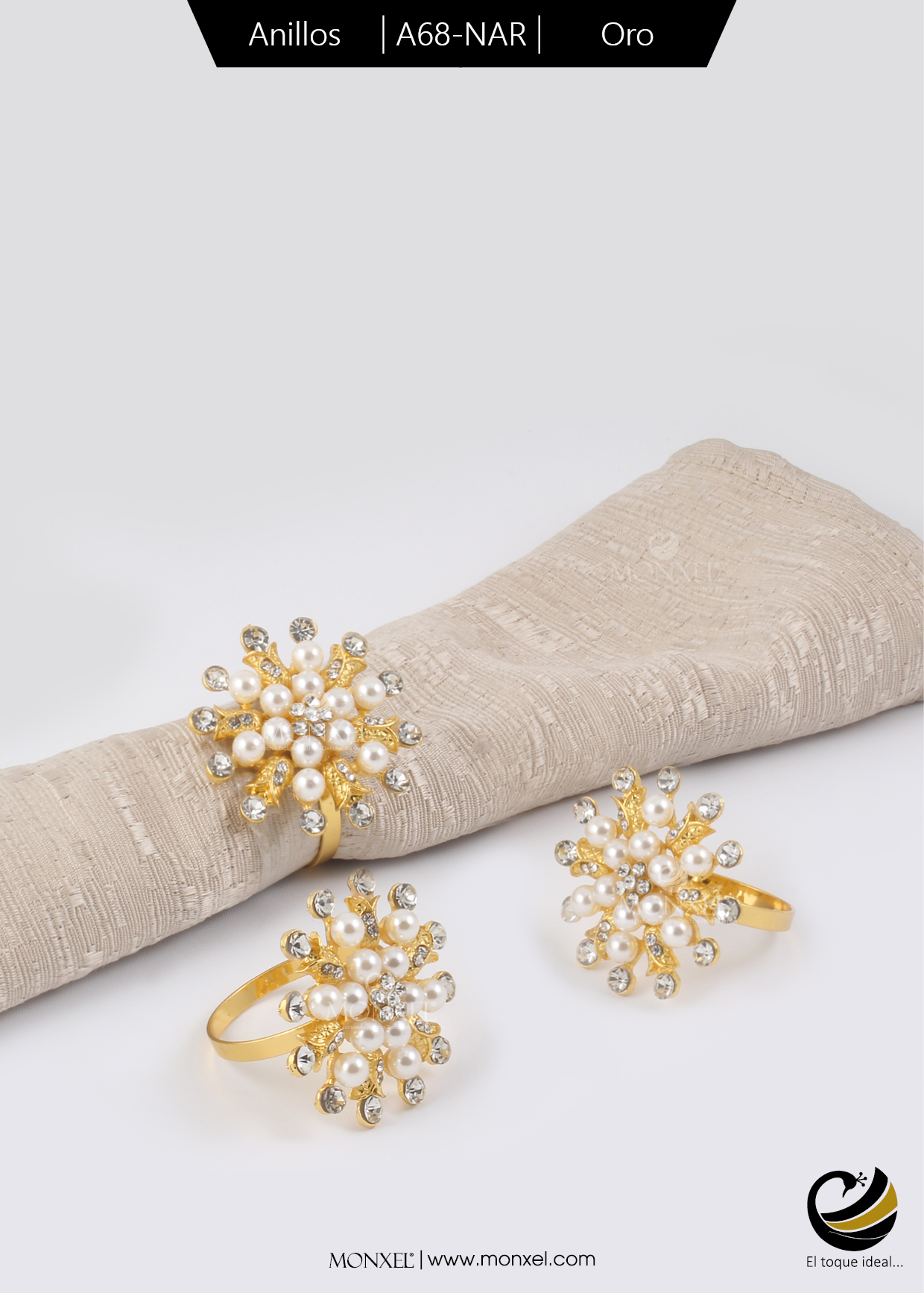 Anillos A68-NAR Oro (Acero Inoxidable)