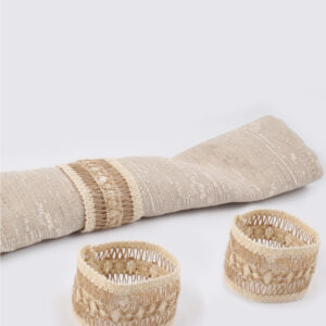 Anillos A79-DEL Natural (Lino/Yute)