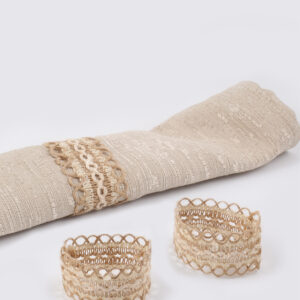 Anillos A81-HYD Natural (Lino/Yute)