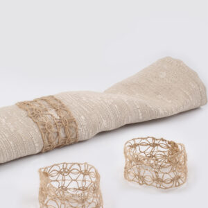 Anillos A83-CUT Natural (Lino/Yute)