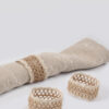 Anillos A85-JOD Natural (Lino/Yute)