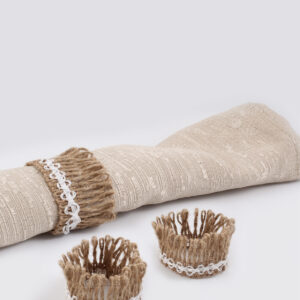 Anillos A86-UDA Natural (Lino/Yute)