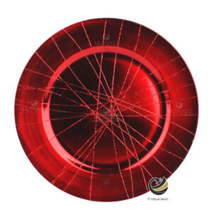 Plato Base P224-DRI Rojo 35 cm. (Polipropileno)