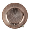 Plato Base P224-DRI Rosa Oro 35 cm. (Polipropileno)