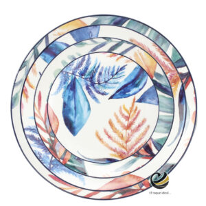 Vajilla D55-PAL Multicolor (Porcelana)