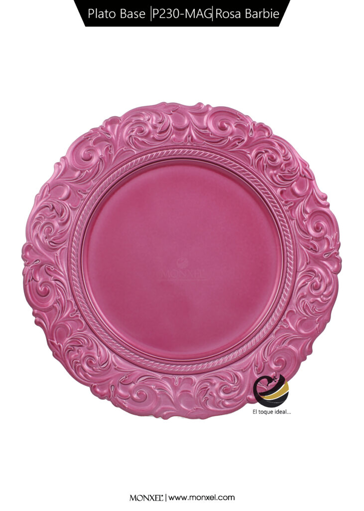 Obtén el mejor precio ¡contáctanos!
Medida: 33 cm. diámetro
Material: Polipropileno
Color: Rosa Barbie
Nota: Las imágenes mostradas en está página pueden tener algún cambio con el producto físico, debido a los diferentes dispositivos en que se vean, así como a los nuevos lotes de llegada de cada producto.
Los precios y disponibilidad mostrados en está página son sujetos a cambios sin previo aviso