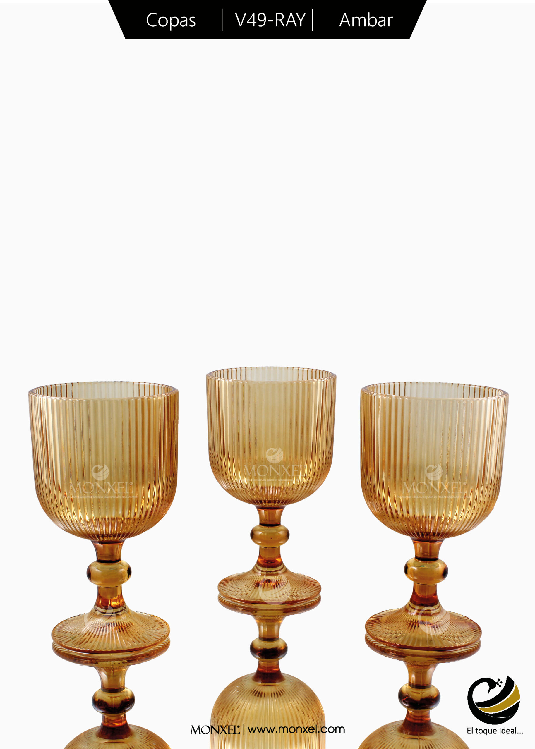Copas V49-RAY Ambar (Cristal)