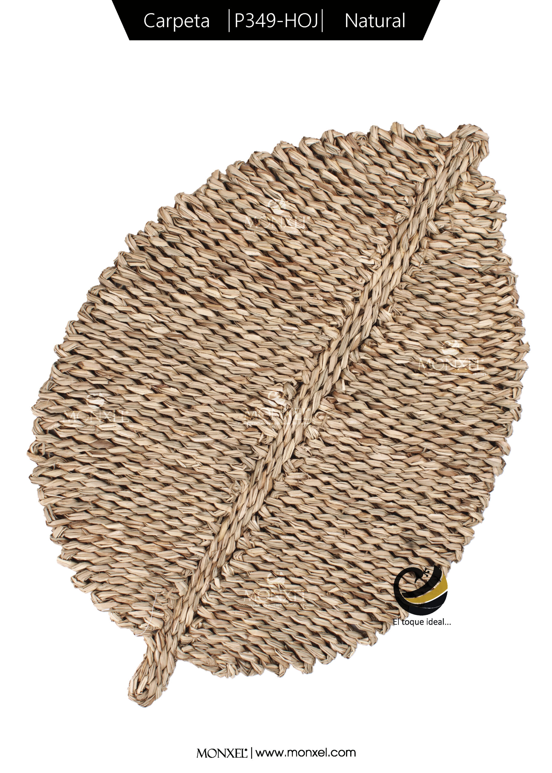 Carpeta (Plato Base) P349-HOJ Natural 30x45 cm. (Jacinto de Agua)