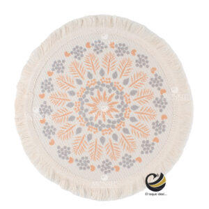 Carpeta (Plato Base) P365-REM Plata/Naranja 33 cm. (Algodón)