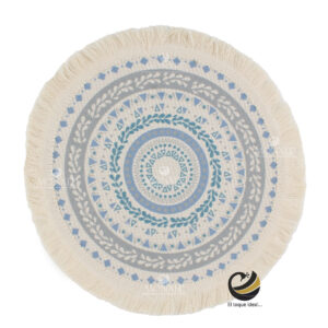 Carpeta (Plato Base) P367-MOE Azul 33 cm. (Algodón)